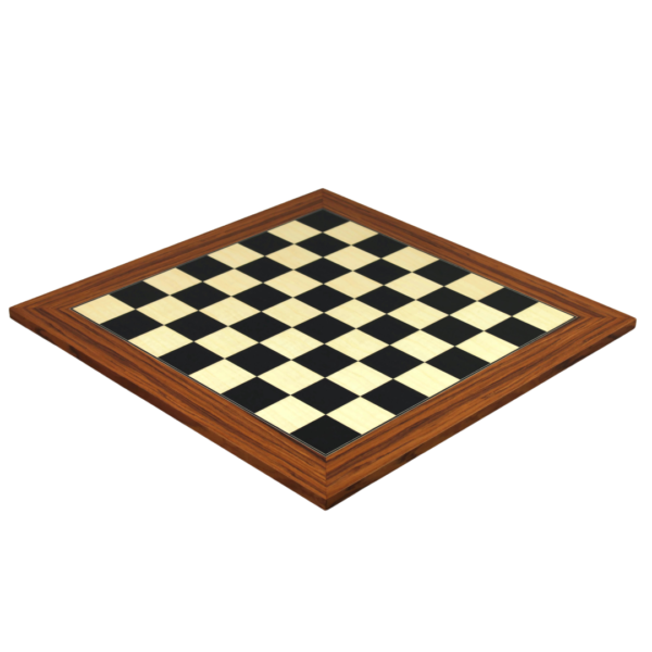 Palisander-Schachset 20 Zoll mit Gewichteten Ebonisierten Morphy Professional Staunton Schachfiguren 3,75 Zoll - Image 2
