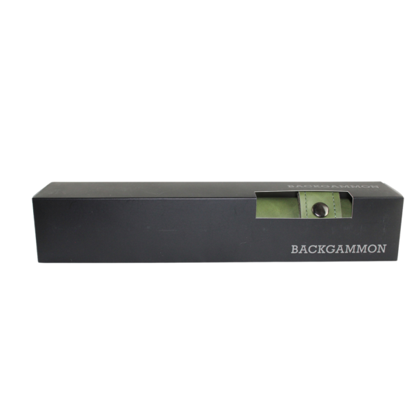 Grunes Reiseset: Roll-Up-Backgammon 13 Zoll - Image 6
