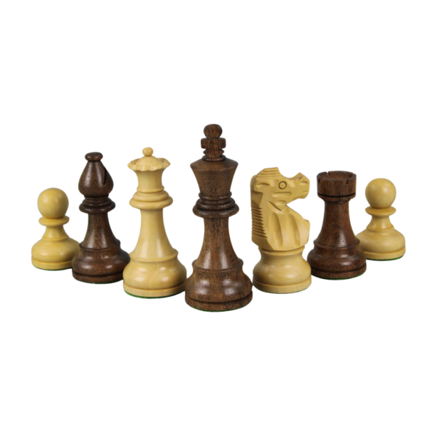 Helena landliches Rosenholz-Schach- & Backgammon-Set mit Ebonisiert Franzosisch Staunton Schachfiguren 20 Zoll - Image 2