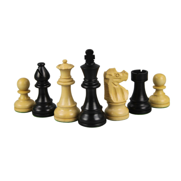 Helena Landliches Ebenholz Schach- & Backgammon-Set mit ebonisierten franzosischen Staunton-Schachfiguren 20 Zoll - Image 2