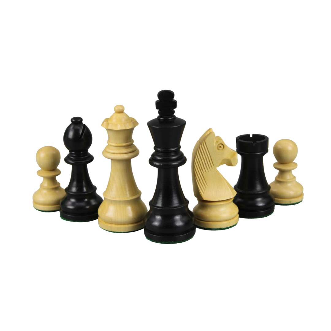 Helena landliches Rosenholz-Schach- & Backgammon-Set mit Ebonisiert German Staunton Schachfiguren 20 Zoll – Bild 2