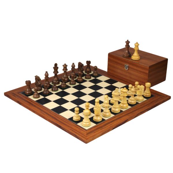 Palisander Schachset 20 Zoll mit gewichteten Sheesham Staunton Franzosischen Ritter Schachfiguren 3,75 Zoll