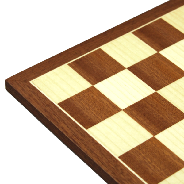 Mahagoni-Schachspiel 20 Zoll mit gewichteten Ebonisierten Staunton-Franzosischritterfiguren 3,75 Zoll - Image 4