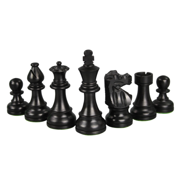 Mahagoni-Schachspiel 20 Zoll mit gewichteten Ebonisierten Staunton-Franzosischritterfiguren 3,75 Zoll - Image 7