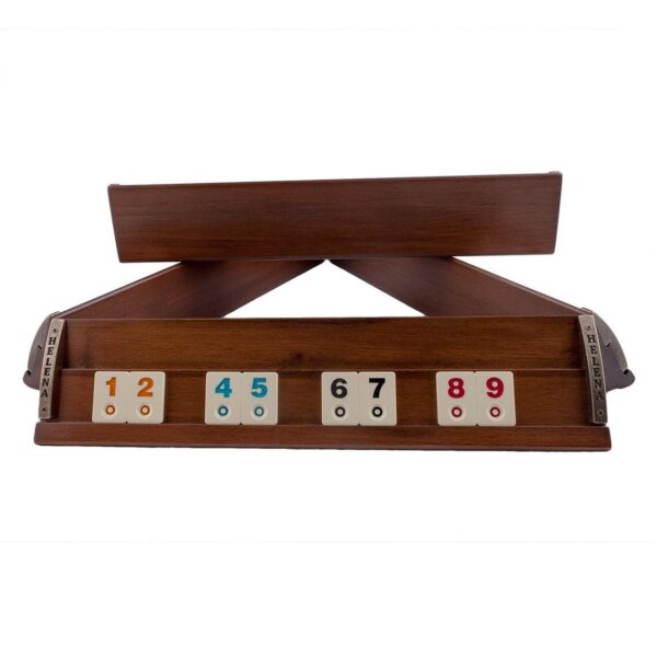 Groes VIP-Rummy-Set aus massivem Holz, 16,5 Zoll