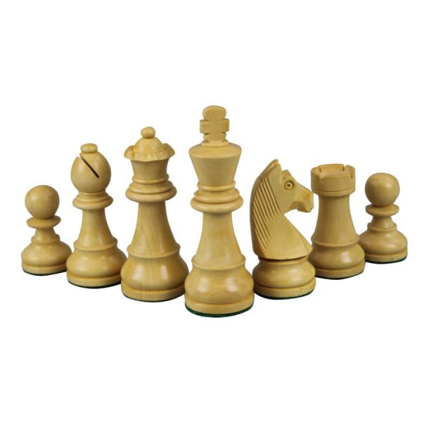 Macassar-Schachset 20 Zoll mit gewichteten Sheesham Deutschen Staunton-Schachfiguren 3,75 Zoll - Image 6