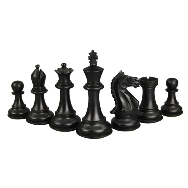 Tiger Ebony Schachset 20 Zoll mit Gewichteten Ebonisierten Staunton Fierce Knight (Queens Gambit) Schachfiguren 3,75 Zoll - Image 7