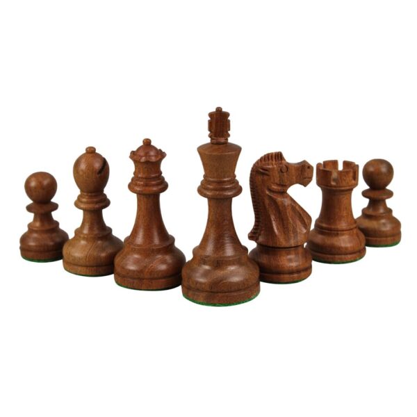 Tiger Ebony Schachset 20 Zoll mit gewichteten Sheesham Staunton Reykjavik Schachfiguren 3,75 Zoll - Image 7