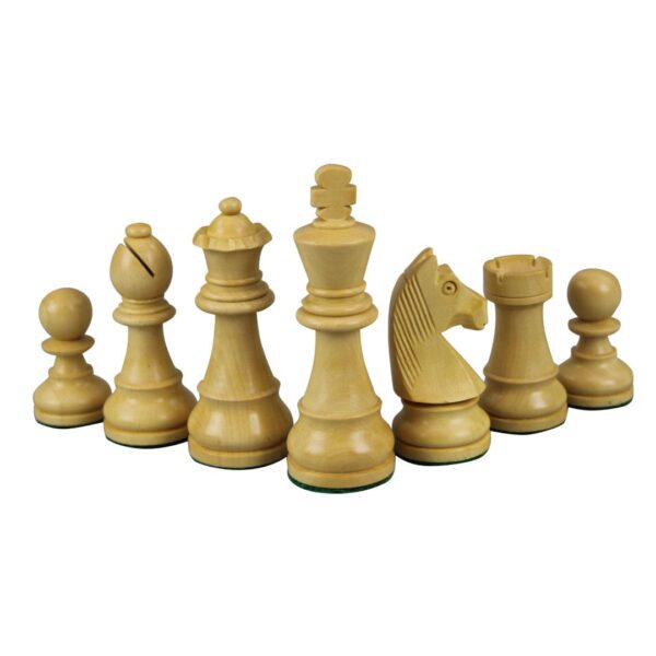 Walnuss-Schachset 17 Zoll mit Helena-Schachbrett und gewichteten Sheesham German Staunton Schachfiguren 3 Zoll – Bild 7