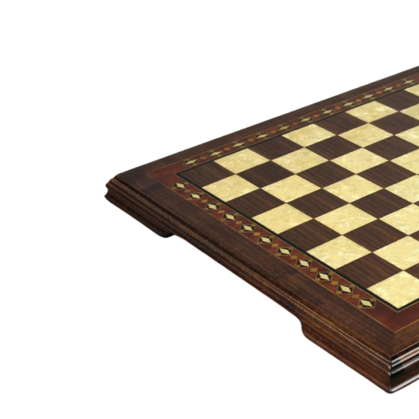 Walnuss-Schachset 20 Zoll mit Helena-Schachbrett und gewichteten Sheesham Morphy Professional Staunton Schachfiguren 3,75 Zoll – Bild 5
