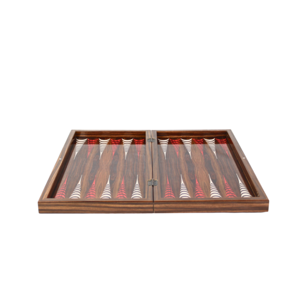 Holz Walnuss Design Backgammon Set - 20 Zoll - Image 4