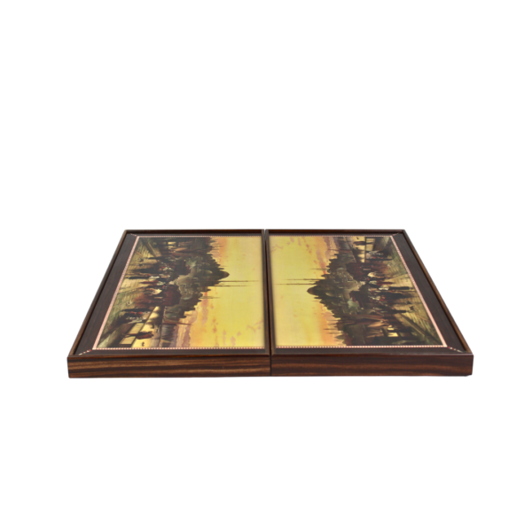 Holz-Istanbul-Design Backgammon-Set 20 Zoll - Image 3