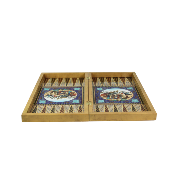 Holz Khatam Design Schach- & Backgammon-Set 20 Zoll – Bild 5