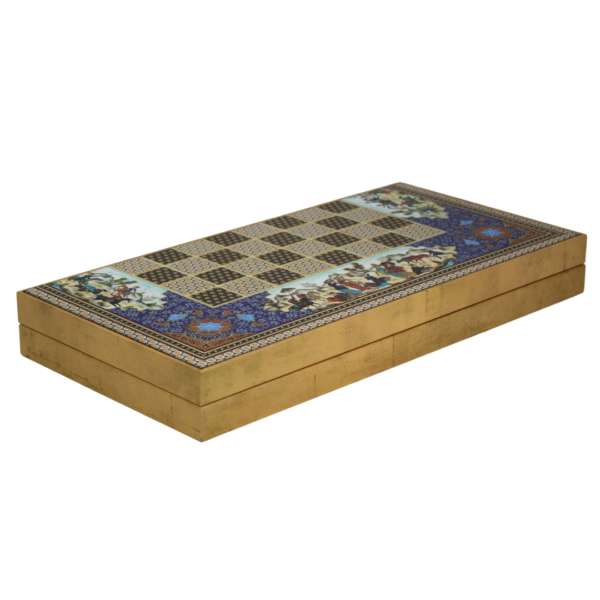 Holz Khatam Design Schach- & Backgammon-Set 20 Zoll – Bild 3