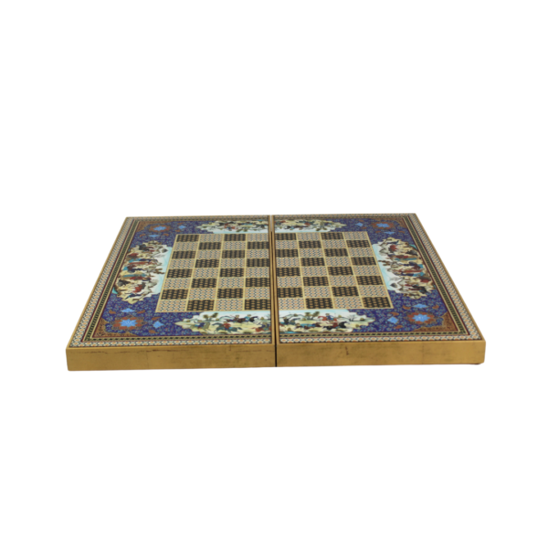 Holz Khatam Design Schach- & Backgammon-Set 20 Zoll – Bild 4