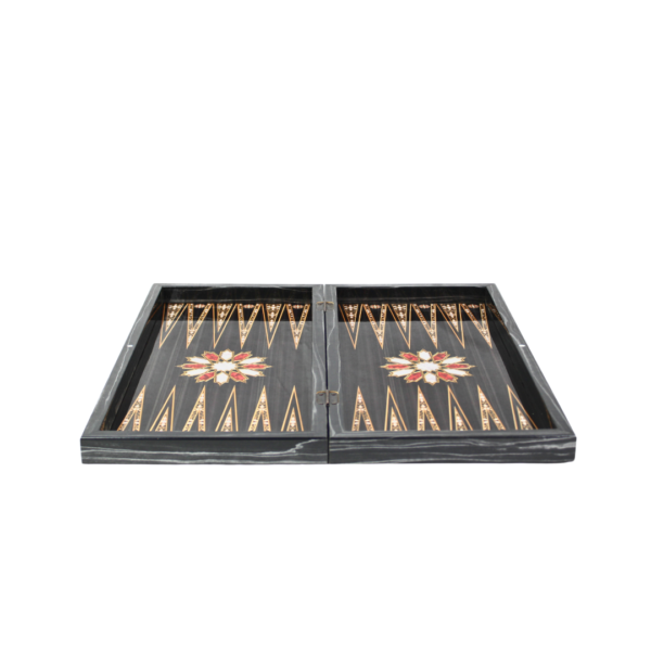 Holz-Royal-Design Schach- & Backgammon-Set 20 Zoll – Bild 3