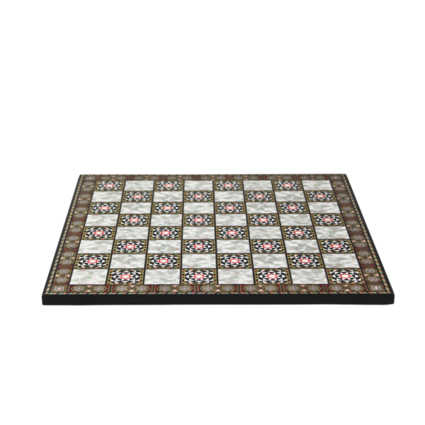 Schachset im Mother-of-Pearl-Design 14 Zoll - Image 3