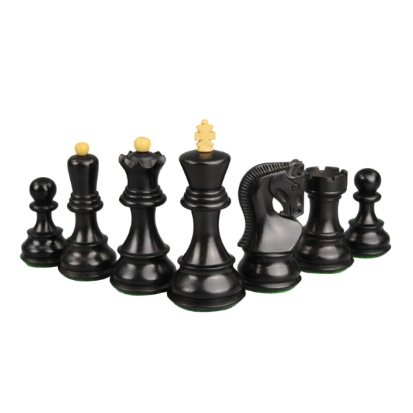 Walnuss Schachset 21 Zoll mit Gewichteten Ebonised Zagreb Staunton Figuren 3,75 Zoll - Image 7