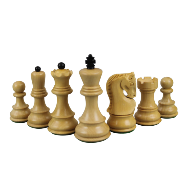 Walnuss Schachset 21 Zoll mit Gewichteten Ebonised Zagreb Staunton Figuren 3,75 Zoll - Image 6