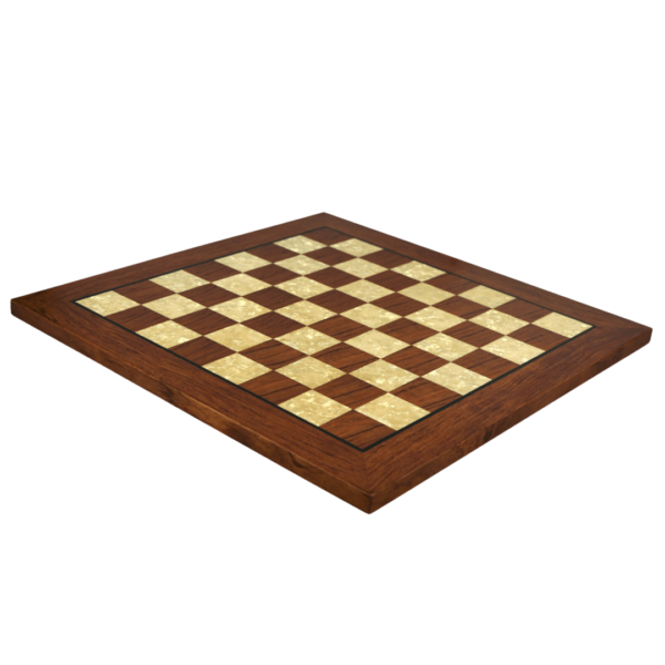 Rosenholz Schachset 20 Zoll mit Helena Perlmutt Flachschachbrett und Gewichtetem Sheesham Professional Morphy Staunton Schachfiguren 3,75 Zoll - Image 3
