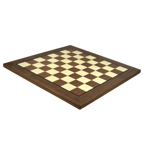 Walnuss-Schachset 20 Zoll mit Helena Flach-Schachbrett und Gewichtetem Sheesham Morphy Staunton Schachfiguren 3,75 Zoll - Image 3