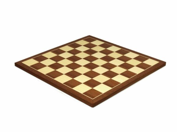 Isle of Lewis I Elfenbein & Braun Harz Schachfiguren 3,5 Zoll mit Mahagoni Schachbrett 20 Zoll – Bild 4