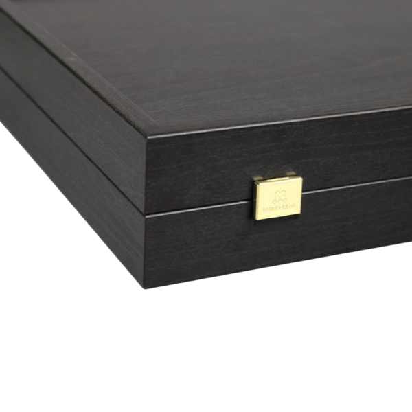 Manopoulos Wenge- und Eichen-Backgammon-Set mit Aufbewahrungsfachern - Image 5