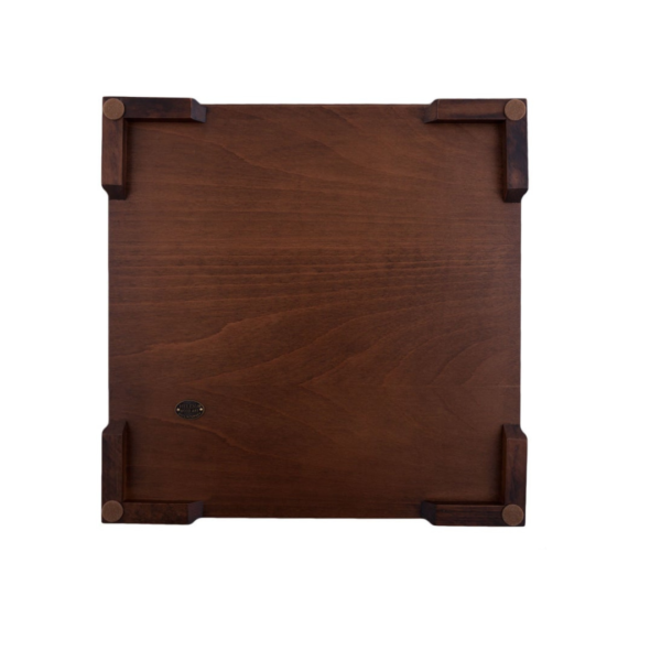 Ebenholz-Schachset 20 Zoll mit Helena-Schachbrett und gewichteten ebonisierten Morphy Professional Staunton Schachfiguren 3,75 Zoll – Bild 4