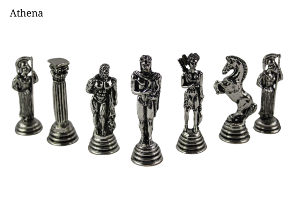 Personalisierte Metallschachset in Schwarz mit Kordelzugbeutel 14 Zoll - Image 12