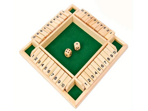Grunes Shut the Box Familienspiel 8,6 Zoll - Image 4
