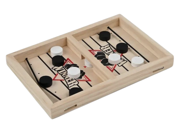 Reisespiel Holz-Schleuder Familienspiel Rechteckiges Brett 14 Zoll