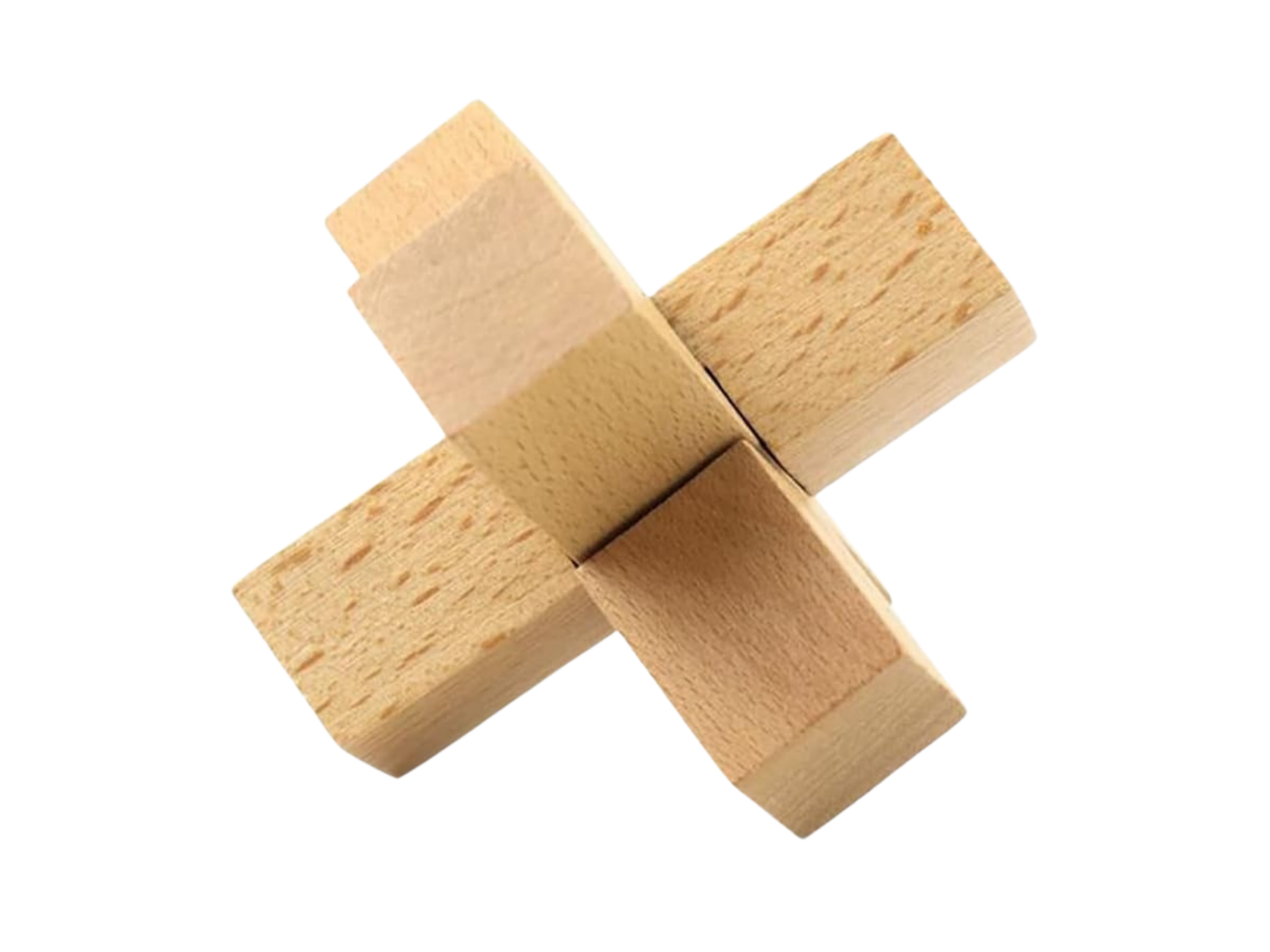 Kongming-Lock Ratsel aus Holz Wahrer Mann