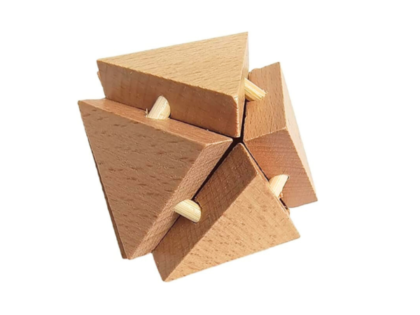 All Kind Kongming Lock Geduldspiel aus Holz