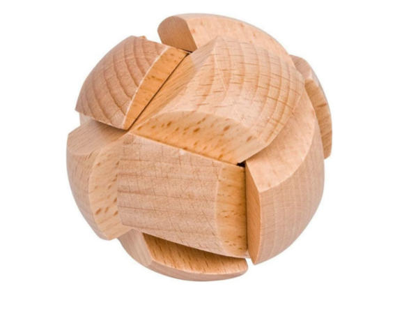 Football Kongming Lock Geduldspiel aus Holz