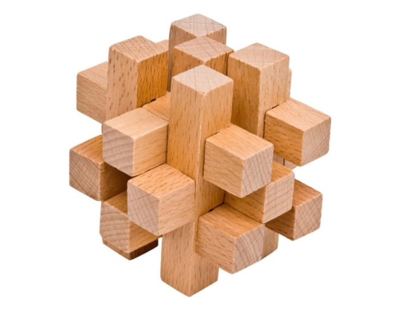 Vierzehn Wurzeln Kongming Holz Knobelspiel