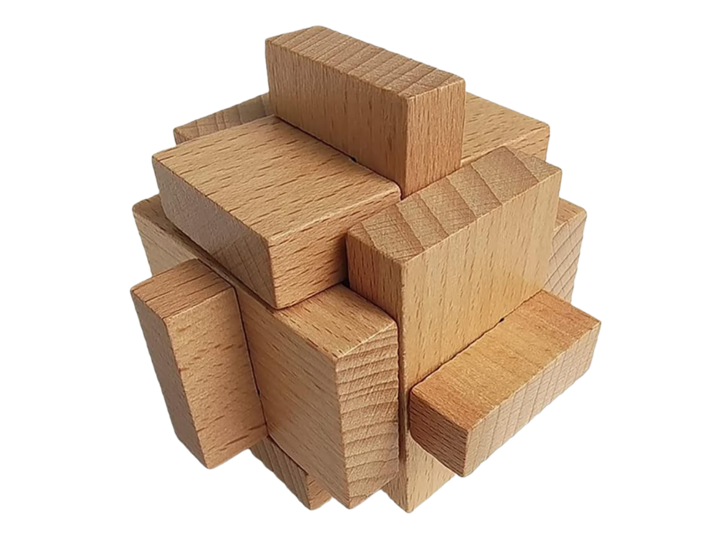 Bruder des Herzschlosses Kongming Holz Knobelspiel