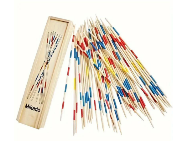 Reise-Mikado-Spiel: Traditionelles Mikado-Stabchenspiel, Geeignet fur Innen- und Auenbereich