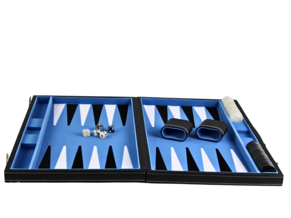 Himmelblaues Backgammon-Set 21 Zoll - Image 2