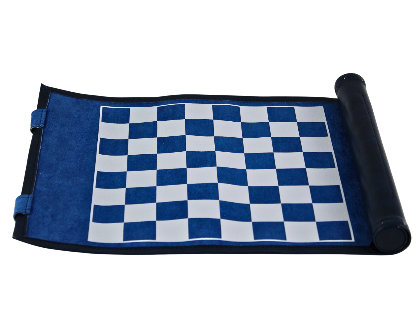 Blaues Reise-Schachset zum Aufrollen, 13 Zoll – Bild 2