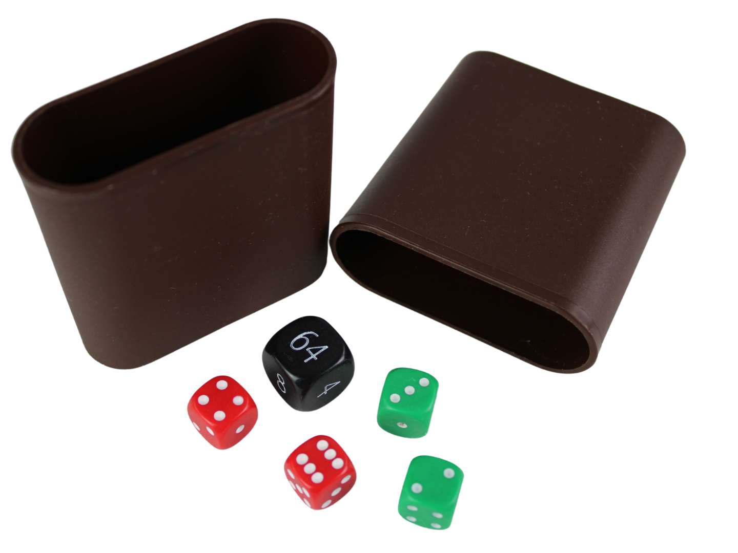 Juego de Dados de Repuesto para Backgammon con Cubiletes - Cubo de Doblaje Negro - Dados Rojos y Azules